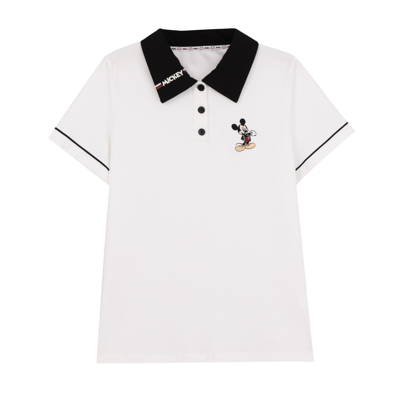 Black T-shirtDisney to grant authorization original Sennu tribe Sports style student Polo shirt confidante campus leisure time Four piece suit summer