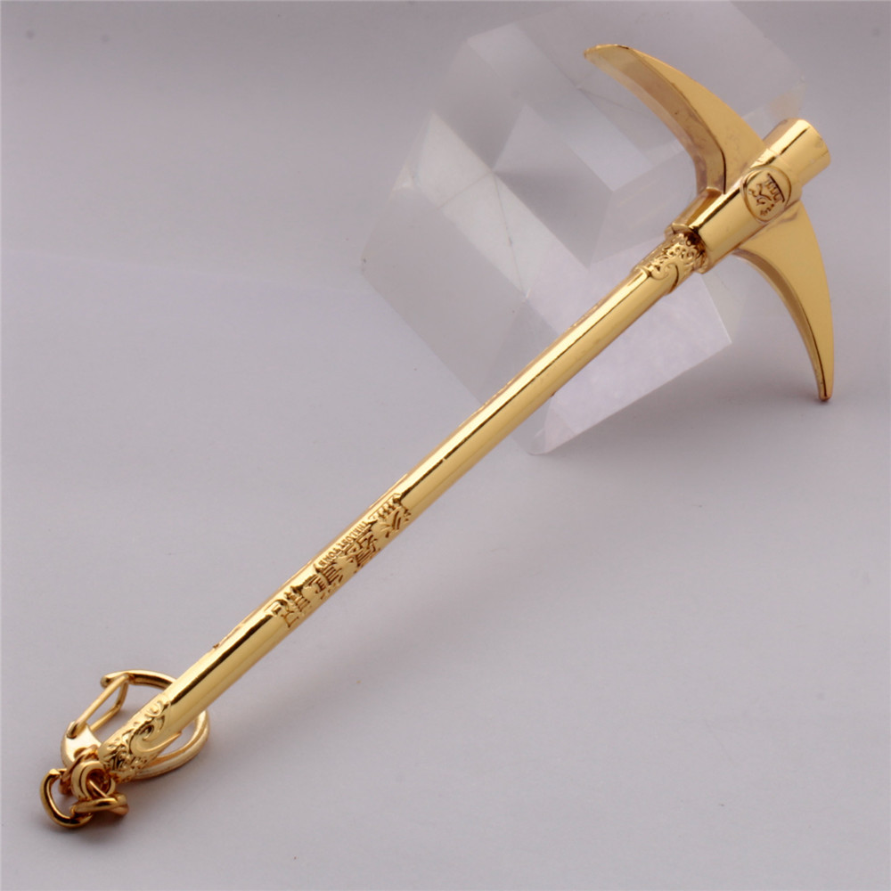 Luoyang Pick Key Ring GoldTomb robbery note periphery Little brother Zhang Qiling Military card Wu Xie Necklace Tomb robbery Military card Dog Tag student ornaments gift