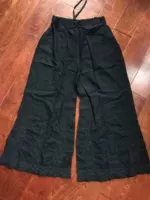 Черные широкие брюки