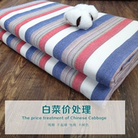 Xuất khẩu Pháp cotton cũ vải thô giường đơn giản cotton dày mã hóa cotton linen linen tấm 1.5 1.8 giường mẫu ga phủ giường