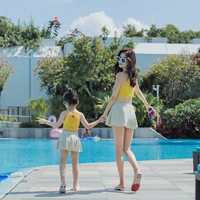 Sunice phiên bản Hàn Quốc của bộ ngực nhỏ tập hợp các mẫu áo tắm dành cho phụ huynh và trẻ em nữ. - Bộ đồ bơi của Kid đồ bơi cho bé gái 14 tuổi
