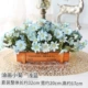 Голубая масляная живопись Xiaoju+деревянный бассейн