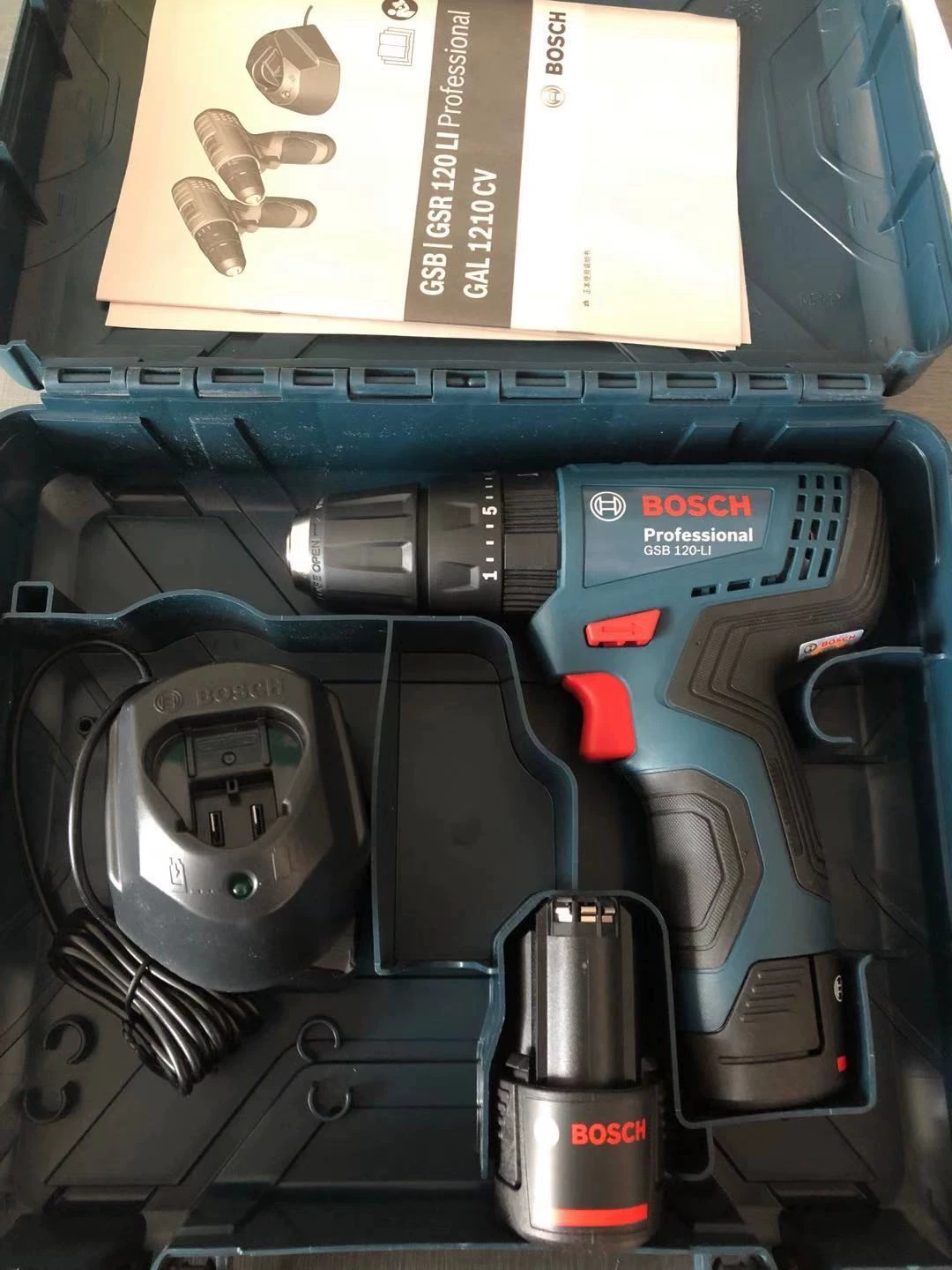 Bosch Bosch Sạc tác động khoan GSB120-LI LITHIUM ELELY MÁY may khoan mini Máy khoan đa năng