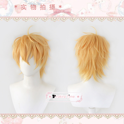 taobao agent [KT] New World Carnival COSPLAY wig golden curly short hair style