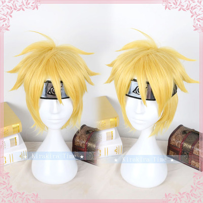 taobao agent [Kira Time] Naruto Blog Biography/Vortex Blog Cosplay Wigmail Golden