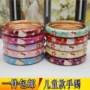 Vòng tay cloisonne Bắc Kinh cũ chính hãng phong cách dân tộc cổ điển Vòng tay trẻ em mèo Kitty trang sức thời trang phổ biến vòng tay chỉ đỏ