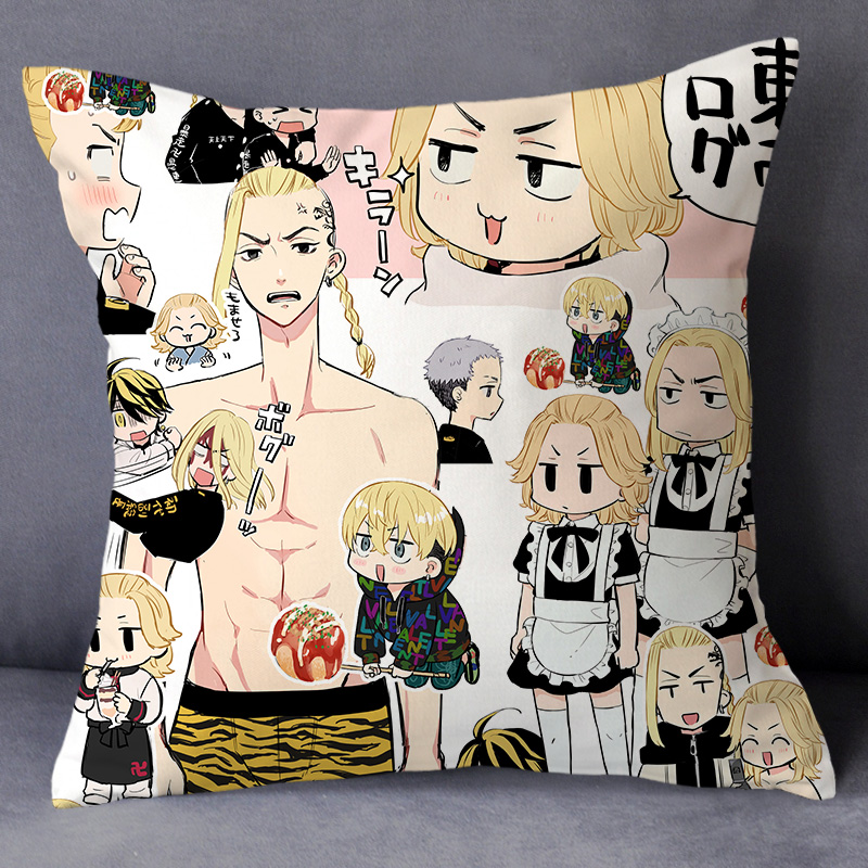 2Tokyo ten thousand Avenger cartoon cos periphery Same Garage Kit Pillow quilt Dual purpose Bedside Back cushion diy customized