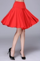 Красная юбка, леггинсы