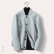 Mùa xuân và mùa thu Nhật Bản đôi phải đối mặt với cashmere áo khoác ngắn của người đàn ông áo len mỏng áo khoác len