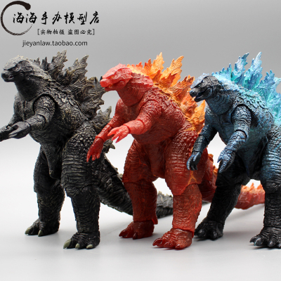 taobao agent Honglian Godzla 2019 movie version of the injection combustion Godzilla nuclear explosion monster king hand -made model decoration