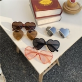 Ретро японские милые солнцезащитные очки для невесты в форме сердца на солнечной энергии