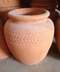 Vườn đất sét đỏ chậu cảnh gốm gốm châu Âu miệng lớn bình gốm trang trí ban công biệt thự đá gốm gốm nhỏ chậu hoa - Vase / Bồn hoa & Kệ Vase / Bồn hoa & Kệ