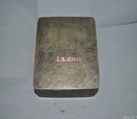 Shanyuan Pavilion Feng Shui Copper Pure Copper Flying Tattoo Box старая чернила играет коллекция