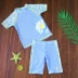 Xuất khẩu Áo tắm cho trẻ em Hàn Quốc ngắn tay chia 5 quần chống nắng cho bé gái lặn biển quần áo bơi - Bộ đồ bơi của Kid Bộ đồ bơi của Kid
