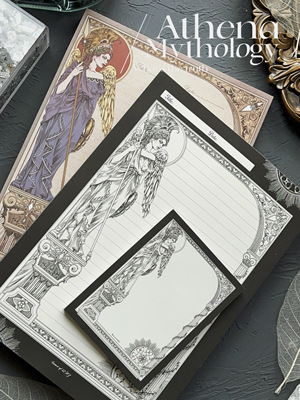 52 Гц 丨 Herne Musus Series B5 Оригинальная слезоточивая бумага Афина Нише Западная Фантазия великолепный темный ветер