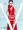 Trang phục catwalk lớn màu đỏ cho bé gái Quần ống rộng một mảnh váy ảnh studio mẫu ảnh Trang phục sân khấu T - Trang phục