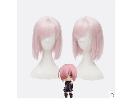 taobao agent Fate Grand Order Matthew Shielder Shield Mother Pink Pink COSPLAY wig