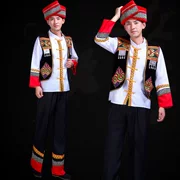 Quảng Tây Zhuang trang phục nam giới trưởng thành nam Miao trang phục dân tộc thiểu số phù hợp với trang phục biểu diễn múa
