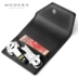 Đức hiện đại túi da khóa túi lưu trữ ví nam nữ một loại kéo khóa dung lượng lớn túi đơn giản - Ví / chủ thẻ ví cầm tay nam lv Ví / chủ thẻ