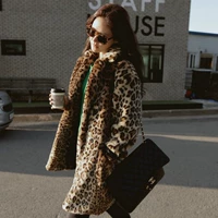 Chống mùa khuyến mãi đặc biệt cung cấp mùa thu và mùa đông faux fur grass coat Slim Hàn Quốc phù hợp với cổ áo dài coat fur phụ nữ áo khoác lông zara