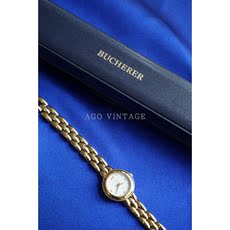 Винтажные наручные часы sold bucherer宝齐莱古董石英腕表 二手中古vintage