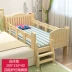 hàng rào gỗ với giường chàng trai và cô gái trẻ em giường đơn giường ngủ mở rộng khâu công chúa giường ngủ bé - Giường giường 1m6x2m Giường