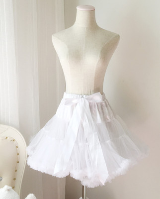 taobao agent Cute long lace base dress, Lolita style, mid-length, tutu skirt