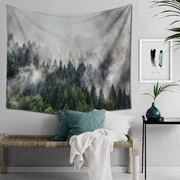 Rừng sương mù châu Âu treo tường trang trí trực tiếp chăn tấm thảm treo tường khăn trải bàn phòng ngủ vải phân vùng 179