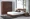 Đồ nội thất bằng gỗ sồi nguyên chất phòng ngủ gỗ bốn mảnh bộ đồ nội thất hiện đại tối giản màu gỗ tối mẫu giường ngủ hiện đại