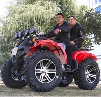 ATV kích thước bull bốn trục lái xe làm mát bằng nước đôi bốn bánh lái off-road xăng xe máy người lớn - Xe đạp quad giá xe moto mini 150cc