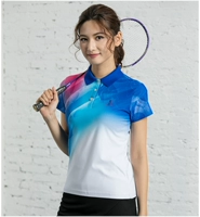 Jingmai thời trang thể thao đầy màu sắc áo POLO Cặp đôi mẫu thoáng khí và nhanh khô tay áo phù hợp với nhóm - Áo polo thể thao áo phông polo nam