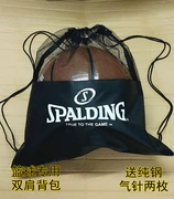 Túi bóng rổ thể thao đào tạo túi lưới túi lưới duy nhất  ba lô dây kéo chùm túi bóng đá túi màu xanh bóng túi