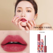 Mới 3ce 2018 xuân hè nhỏ cáo nhỏ nhung mờ môi son bóng mờ son bóng #TWIN ROSE hoa hồng khô - Son bóng / Liquid Rouge