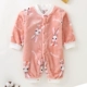 Đồ ngủ bé gái flannel mùa thu và mùa đông bodysuits nữ mùa đông san hô lông cừu dày nam bé quần áo ấm mùa đông - Áo liền quần