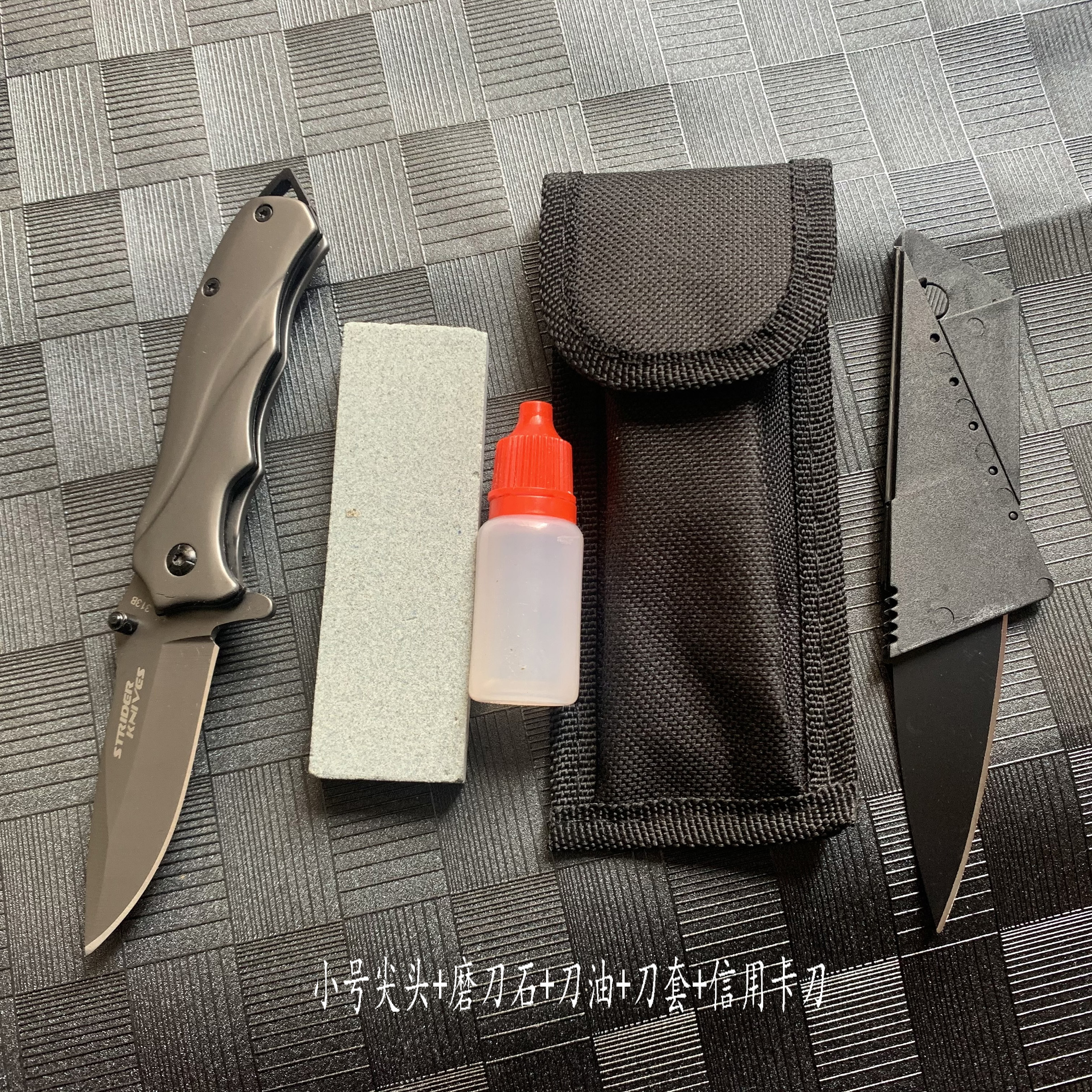 Small Tip + Deluxe Packageoutdoors multi-function Folding knife Cold weapon pocket knife Self defense Wilderness survival knife sharp Saber field use Fruit knife