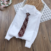 Маленькая вертикальная рубашка+винная красная сетка галстук