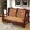 . Sofa gỗ đệm dày xốp mùa đông đệm sang trọng tựa lưng chống trượt băng ghế đệm gỗ đỏ cát