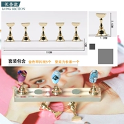 Nail Phong cách Nhật Bản cùng thực hành cơ sở áo giáp tập thể dục Nam châm Yake Một mảnh kéo hiển thị bộ công cụ làm móng tay - Công cụ Nail