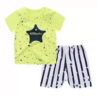 Детские нарукавники, комплект, детская летняя одежда, хлопковая футболка для мальчиков, короткий рукав, серебро 3 пробы, 2019