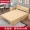 Bắc Âu lưu trữ giường cưới sáng tạo phòng ngủ giường gỗ căn hộ trẻ em phòng ngủ giường gỗ rắn nhân viên giường lớn một nửa chiều cao - Giường