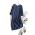 Đơn giản và tính khí ~ Lỏng và thoải mái giữa chiều dài linen dress 18 mùa hè mới LY0562 thời trang nữ 2021 Sản phẩm HOT