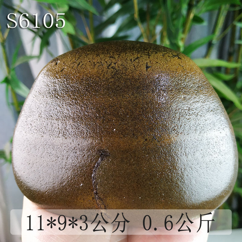 S6105 Color Pottery Stoneprecious Dawan stone natural rough  SNO90 Baoqing SHORTS One free shipping Place of Origin Optimization Collection desktop Ornaments