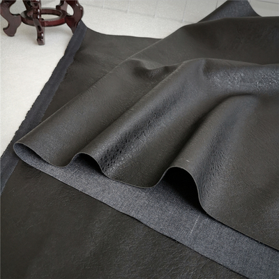 taobao agent Medium-thick black Persian Gulf lychee leather fabric PU leather soft motorcycle jacket leather pants fabric