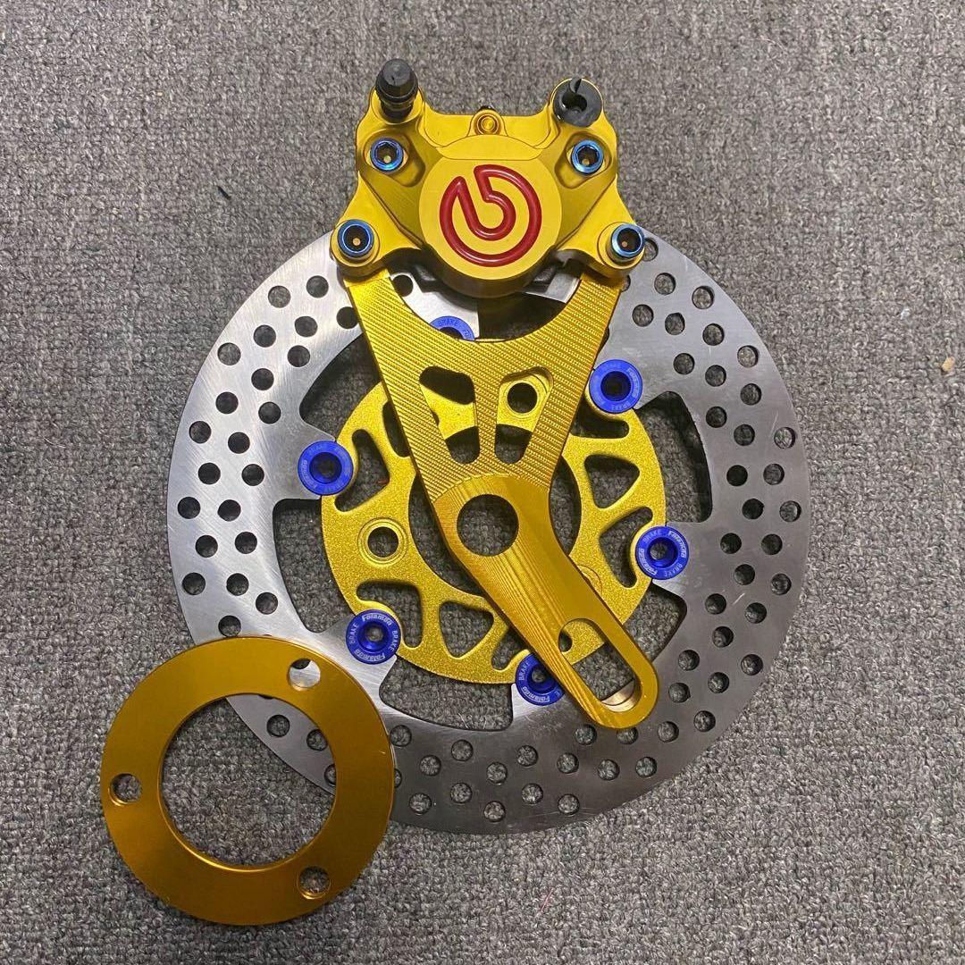 One Set In GoldCalf N1s Chinese version brembo  Little crab Calipers suit Electric motorcycle Guizai U Electric vehicle refit Disc brake parts
