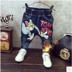 Quần áo bé trai mùa xuân và mùa thu quần jean trẻ em mới của Hàn Quốc Quần áo hoạt hình denim quần dài quần quần thủy triều - Quần Quần