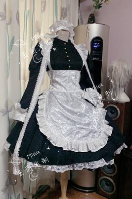 taobao agent [MIMOSA] COSPLAY clothing*Azur Line*Blue*Shefield*cos*maid*original leather