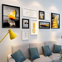 Скандинавская фотография, украшение для гостиной, диван, настенная фоторамка