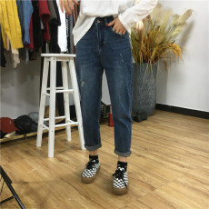 Брюки 9.6马哥上新秋款潮牛仔哈伦裤1137 /不退换