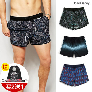 BoardDanny nam ba điểm lót quần bãi biển bên bờ biển suối nước nóng bơi thân nhanh khô quần short thể thao