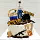 Mô phỏng mô hình bánh nổi tiếng trên Internet 2023 phim hoạt hình sáng tạo mới bánh sinh nhật bằng nhựa cửa sổ hiển thị tùy chỉnh mẫu